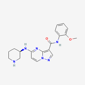 molecular formula C19H22N6O2 B12399344 Flt3/itd-IN-1 