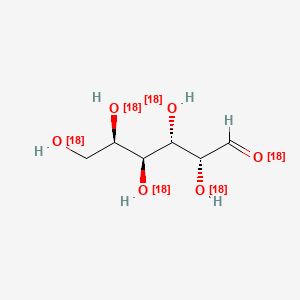 molecular formula C6H12O6 B12399352 D-Galactose-18O6 