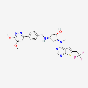 molecular formula C27H29F3N6O3S B12399355 Menin-MLL inhibitor 26 CAS No. 2440018-29-9