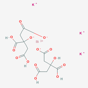 molecular formula C12H13BiK3O14 B1239937 Bismuth subcitrate 