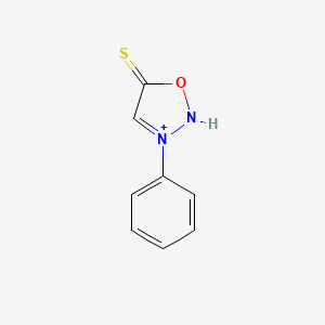 3-Phenyl-5-thioxo-2,5-dihydro-1,2,3-oxadiazol-3-ium
