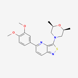 molecular formula C20H23N3O3S B12399381 GAK inhibitor 2 