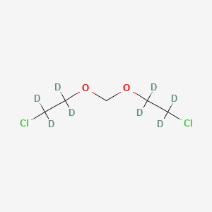 molecular formula C5H10Cl2O2 B12399384 Bis(2-chloroethoxy)-D8-methane 