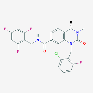 molecular formula C25H20ClF4N3O2 B12399386 STING agonist-11 