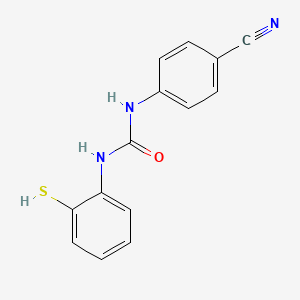 molecular formula C14H11N3OS B12399393 Antimicrobial agent-3 