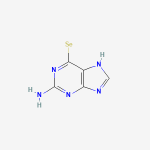 molecular formula C5H4N5Se B1239940 6-Selenoguanine CAS No. 5375-85-9