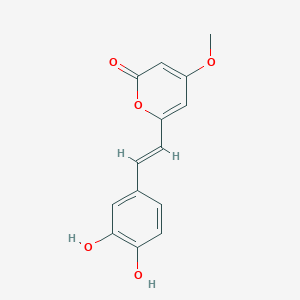 4,12-Dimethoxy-6-(7,8-dihydroxy-7,8-dihydrostyryl)-2-pyrone