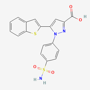 molecular formula C18H13N3O4S2 B12399408 Cox-2/5-lox-IN-2 