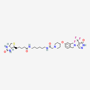 molecular formula C36H49F3N8O5S B12399428 PARP7-probe-1 