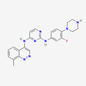 molecular formula C23H23FN8 B12399437 Alk5-IN-31 