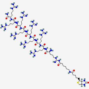 molecular formula C70H136N40O12S B12399453 (Arg)9 biotin labeled 