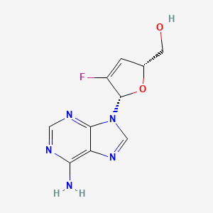 [(2R,5S)-5-(6-aminopurin-9-yl)-4-fluoro-2,5-dihydrofuran-2-yl]methanol