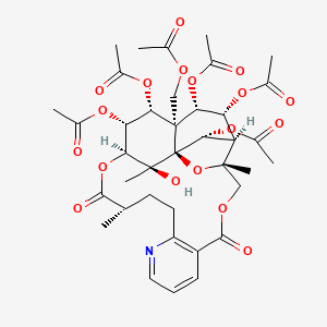 molecular formula C38H47NO18 B12399471 Wilformine 