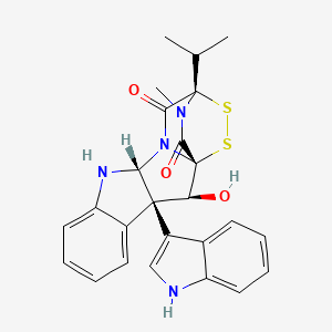 molecular formula C25H24N4O3S2 B12399475 Leptosin D 