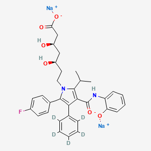 molecular formula C33H33FN2Na2O6 B12399477 2-Hydroxy Atorvastatin-d5 (disodium) 