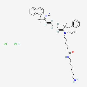 molecular formula C46H58Cl2N4O B12399486 Cyanine5.5 amine 