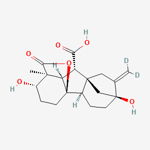 molecular formula C19H24O6 B12399488 Gibberellin A1-d2 