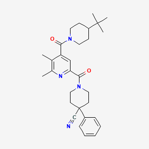 molecular formula C30H38N4O2 B12399498 Factor XI-IN-1 