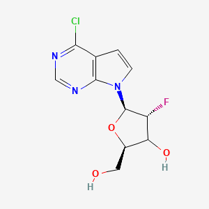 6-Chloro-7-deazapurine-2F-|A-D-arabinofuranose