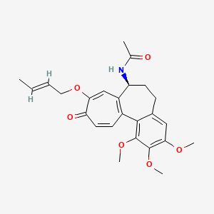 molecular formula C25H29NO6 B12399507 Anticancer agent 40 