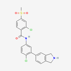 molecular formula C22H18Cl2N2O3S B12399517 Usp28-IN-4 