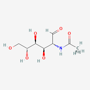 molecular formula C8H15NO6 B12399546 N-Acetyl-D-glucosamine-13C-2 