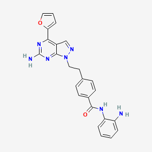 molecular formula C24H21N7O2 B12399563 A2Aar/hdac-IN-1 