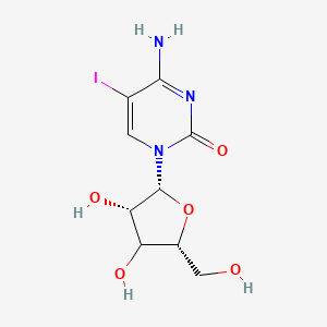 4-amino-1-[(2R,3S,5R)-3,4-dihydroxy-5-(hydroxymethyl)oxolan-2-yl]-5-iodopyrimidin-2-one