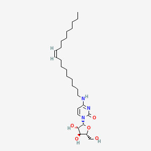 molecular formula C27H47N3O5 B1239959 N(4)-Oleylcytosine arabinoside CAS No. 130252-71-0