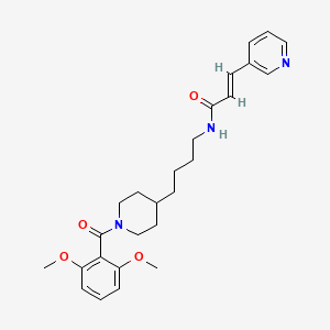 molecular formula C26H33N3O4 B12399594 Nampt-IN-9 