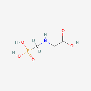 molecular formula C3H8NO5P B12399607 Glyphosate-d2 