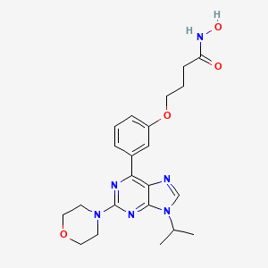 molecular formula C22H28N6O4 B12399610 Hdac-IN-43 