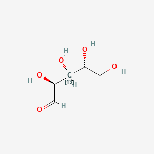 molecular formula C5H10O5 B12399613 D-Lyxose-13C 