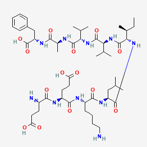 molecular formula C50H82N10O14 B12399617 Eeklivvaf 