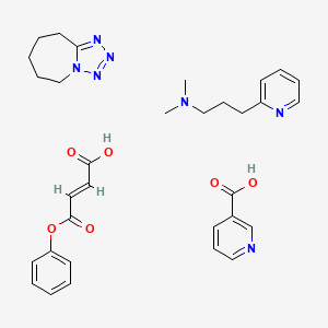 molecular formula C32H39N7O6 B1239964 Ru-Vert CAS No. 79329-87-6