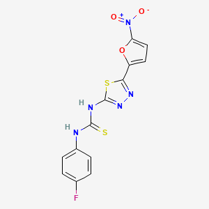 molecular formula C13H8FN5O3S2 B12399644 Mt KARI-IN-4 