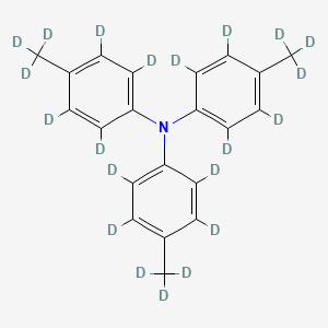 molecular formula C21H21N B12399653 Tri-P-tolylamine-D21 