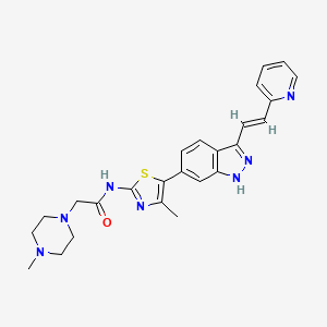 molecular formula C25H27N7OS B12399669 Ihmt-trk-284 