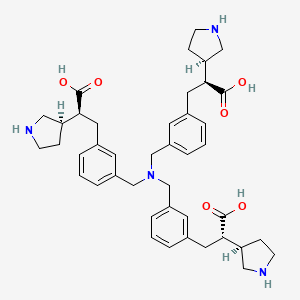 molecular formula C42H54N4O6 B12399671 Muvalaplin CAS No. 2565656-70-2