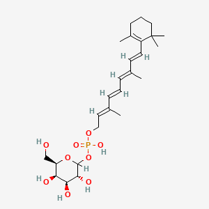 molecular formula C26H41O9P B1239968 Retinylphosphate galactose CAS No. 35795-65-4