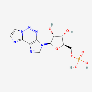 molecular formula C11H13N6O7P B1239970 Aza-epsilon-amp CAS No. 50663-87-1