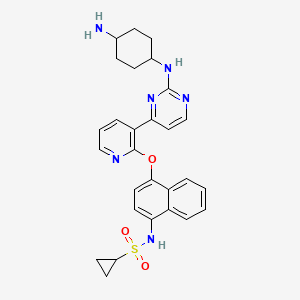 molecular formula C28H30N6O3S B12399702 IRE1|A kinase-IN-5 