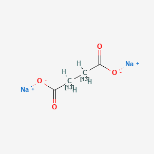 molecular formula C4H4Na2O4 B12399727 Disodium succinate-13C2 