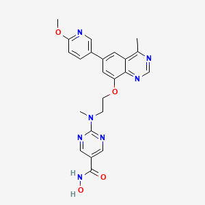 molecular formula C23H23N7O4 B12399765 PI3K/Hdac-IN-2 