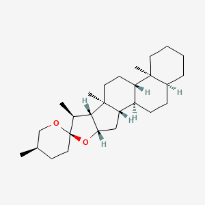 molecular formula C27H44O2 B1239980 (25R)-5beta-spirostan 