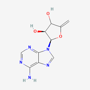 (2R,3S)-2-(6-aminopurin-9-yl)-5-methylideneoxolane-3,4-diol