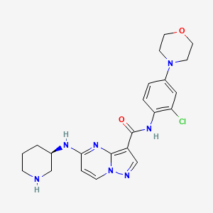 molecular formula C22H26ClN7O2 B12399816 Flt3/itd-IN-3 