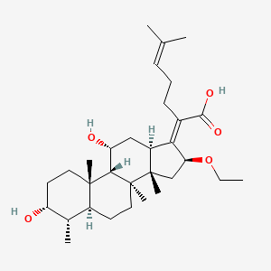 molecular formula C31H50O5 B12399835 Antimycobacterial agent-2 