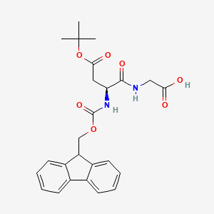 molecular formula C25H28N2O7 B12399841 Fmoc-Asp(OtBu)-CH2COOH 