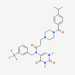 molecular formula C31H36F3N5O4 B12399855 Aldh1A1-IN-3 